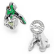 Green Lantern Punching Cufflinks